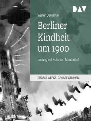 cover image of Berliner Kindheit um 1900